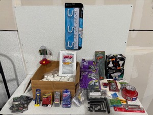 lot 62 image: Large Lot of Hardware and Hand Tools