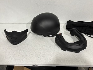 lot 79 image: Harley Davidson Scorpion EXO Covert Helmet with Removable Mask and Neck Curtain