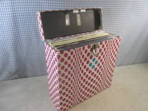 lot 16 image: (G-1) Vintage Record Case Full of A...