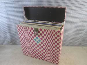 lot 17 image: (G-1) Vintage Record Case Full of A...