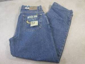 lot 41 image: (CSB) New Mens Gap Blue Jeans Bagg...