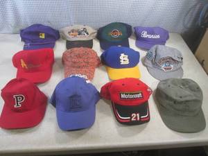 lot 138 image: (BS) 12 Assorted Caps...