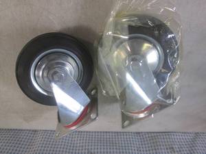 lot 144 image: (CSB) 2 New Heavy-Duty 6 Swivel Ca...