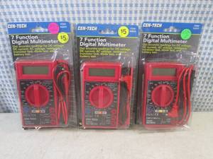 lot 150 image: (EC1) 3 - 7 Function Digital Multim...
