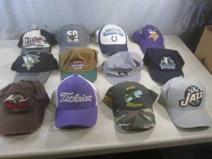 lot 166 image: (BS) 12 Assorted Caps...