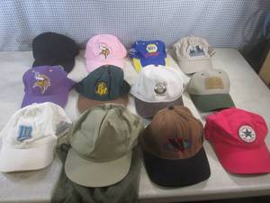 lot 167 image: (BS) 12 Assorted Caps...