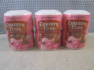 lot 230 image: (B-2) 3 Containers of Country Time ...