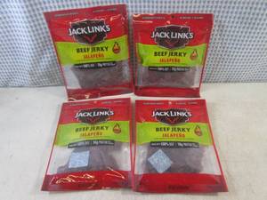 lot 234 image: (B-2) 4 Bags of Jack Links Jalapeno...