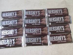 lot 237 image: (B-1) 12 Hersheys Milk Chocolate C...