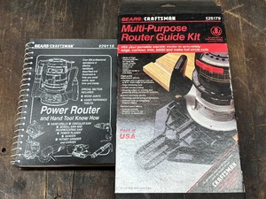 lot 154 image: Craftsman Router Guide Kit and Book