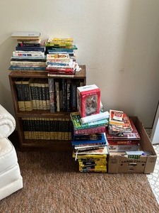 lot 12 image: Book Shelf, Books, Games