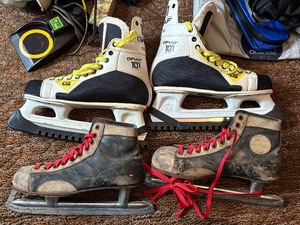 lot 22 image: Hockey and Vintage Ice Skates and More