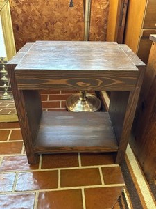 lot 57 image: Wooden End Table