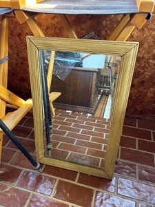 lot 59 image: Wood Framed Mirror