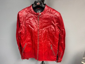 lot 33 image: Hein Gericke-LaJolla Red Leather Jacket - Womens Size 12