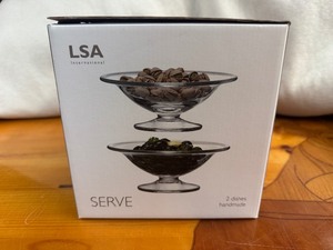 lot 92 image: Pair of Handmade Serving Dishes (LSA International)