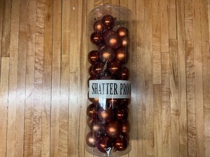 lot 84 image: Shatterproof Christmas Ornaments (Large Container 50 ornaments)