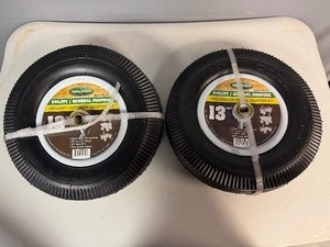 lot 88 image: Farm & Ranch 13 Utility Tires Model ER-13S 300 LB Load Rating (Qty 2)