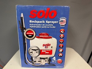 lot 61 image: Solo Backpack Sprayer 4 Gallons - New in Package