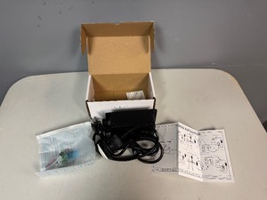 lot 77 image: Garbage Disposal Brass Air Switch Kit - Matte Black (New in Box)