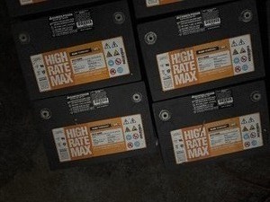 lot 149 image: Four CD Technologies UPS 12-300MR Batteries.