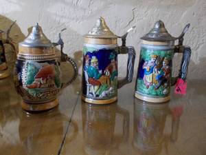 lot 87 image: Beer steins