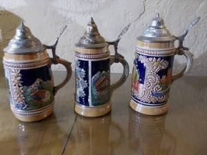 lot 89 image: Beer steins