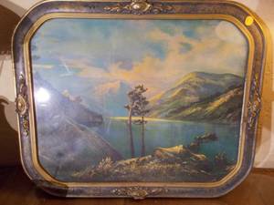 lot 107 image: Antique picture