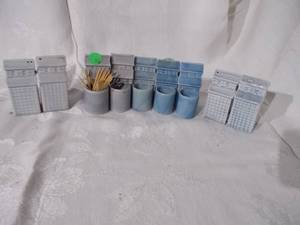 lot 180 image: Vintage toothpick holders