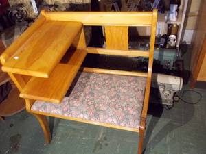 lot 274 image: Vintage telephone table