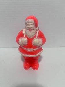 lot 10 image: Vintage Irwin 1950s  Plastic Santa Candy Container 6