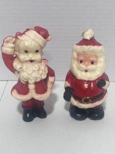 lot 21 image: Two Vintage Santa Candles