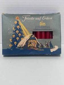 lot 23 image: Box of German 14 Red Candles