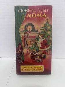 lot 25 image: Vintage Noma Christmas Lights In Box Lights not working