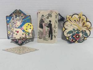 lot 51 image: 4-1930s Bridge Tally Cards