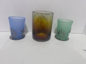 lot 84 image: 3 Candle Holders
