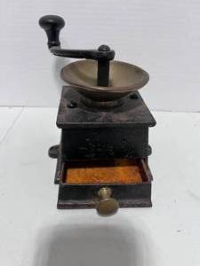 lot 118 image: Antique Metal Coffee Grinder