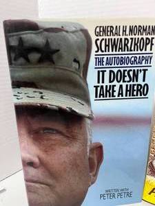 lot 141 image: 3 Misc Books General Schwarzkopf Autobiography, Antique Pricing books 