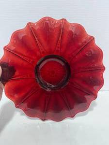 lot 143 image: 1938 Gorgeous Vintage Oyster and Pearl Ruby Serving Tray 14