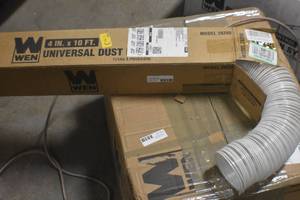 lot 16 image: WEN 28200 4 inch x 10 foot Dust Collection Hose