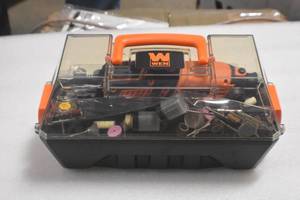 lot 20 image: WEN 23190 1.3-Amp Variable Speed Steady-Grip Rotary Tool with 190-Piece Accessory Kit, Flex Shaft, and Carrying Case