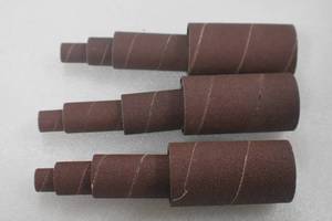 lot 25 image: WEN 5932SPC Replacement Spindle Sanding Sleeves, Assorted Sandpaper Grits, 12 Pack