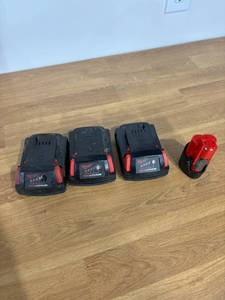 lot 5 image: Lot of Milwaukee Batteries