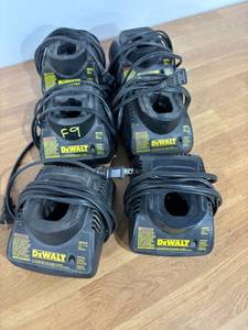 lot 11 image: Lot of Dewalt Battery Chargers