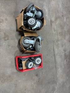 lot 29 image: Lot of Assorted Casters and Wheels