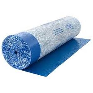 lot 8 image: ROBERTS AirGuard 630 sq. ft. 40 in. x 189 ft. x 2 mm 5-in-1 Underlayment with Microban for Laminate and Engineered Wood Floors Customer Returns See Pictures