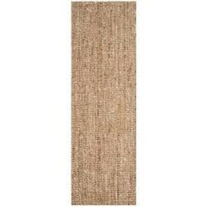 lot 25 image: SAFAVIEH Natural Fiber Beige 3 ft. x 12 ft. Solid Runner Rug Customer Returns See Pictures
