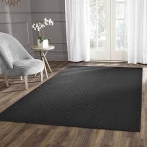 lot 27 image: Garland Rug Town Square Black 5 ft. x 7 ft. Area Rug Customer Returns See Pictures