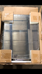 lot 36 image: 20 in. W x 26 in. H Rectangular Medicine Cabinet with Mirror   Customer Returns See Pictures
