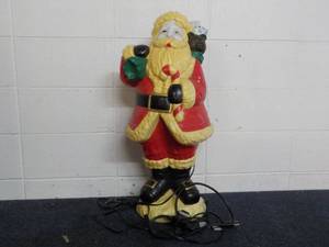 Lighted Santa 31 x 12" Lights Twink...